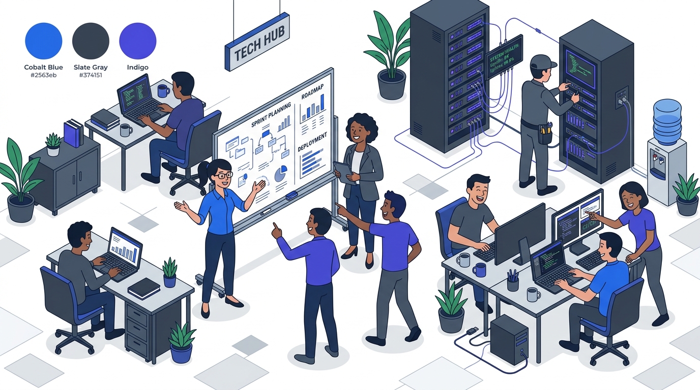 Business and tech collaboration